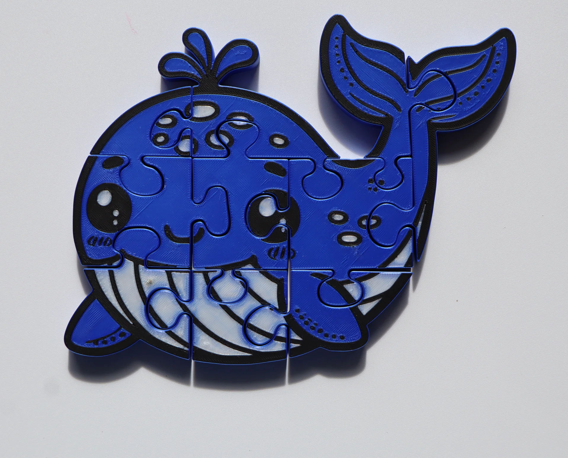 Whale 3D Printed Jigsaw Puzzle – A Splash of Ocean Fun in Every Piece! product image (3)