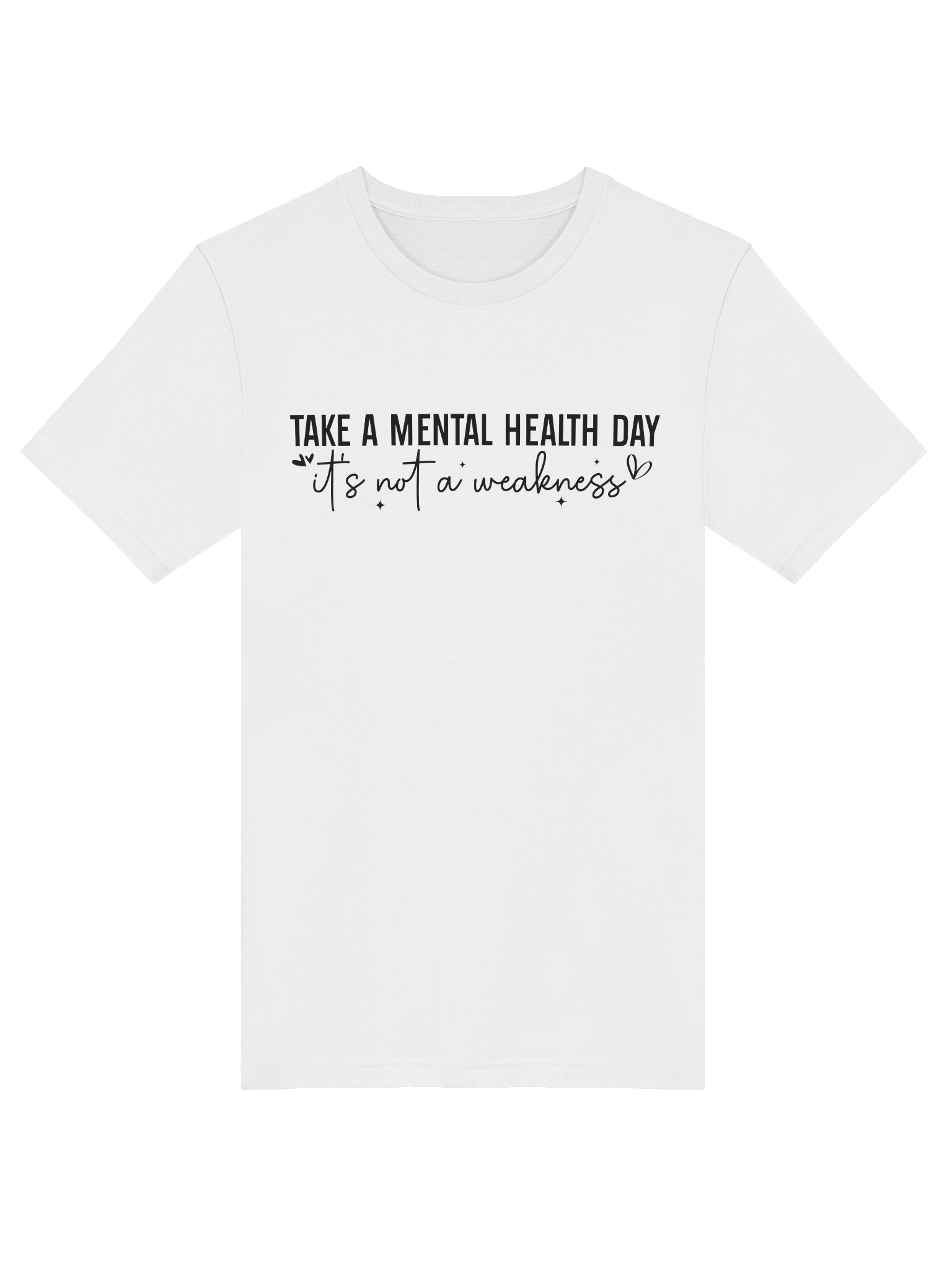 Take a Mental Health Day It’s Not a Weakness – Prioritizing Self-Care Mental Health Awareness T-Shirt product image (101)