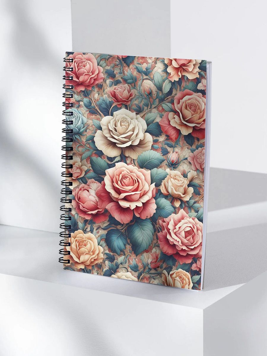 Royal Floral Spiral Notebook product image (4)