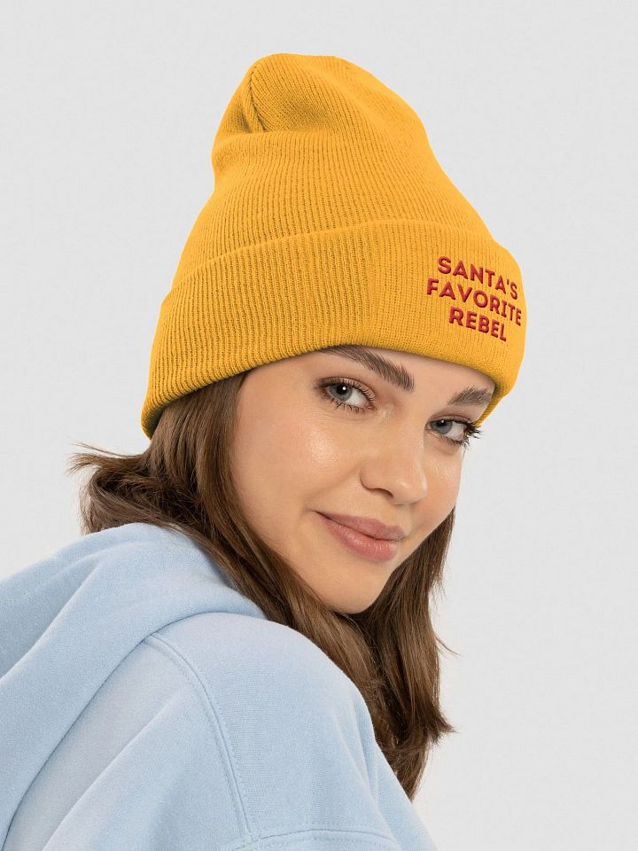 Santa's Favorite Rebel Cuffed Beanie product image (2)