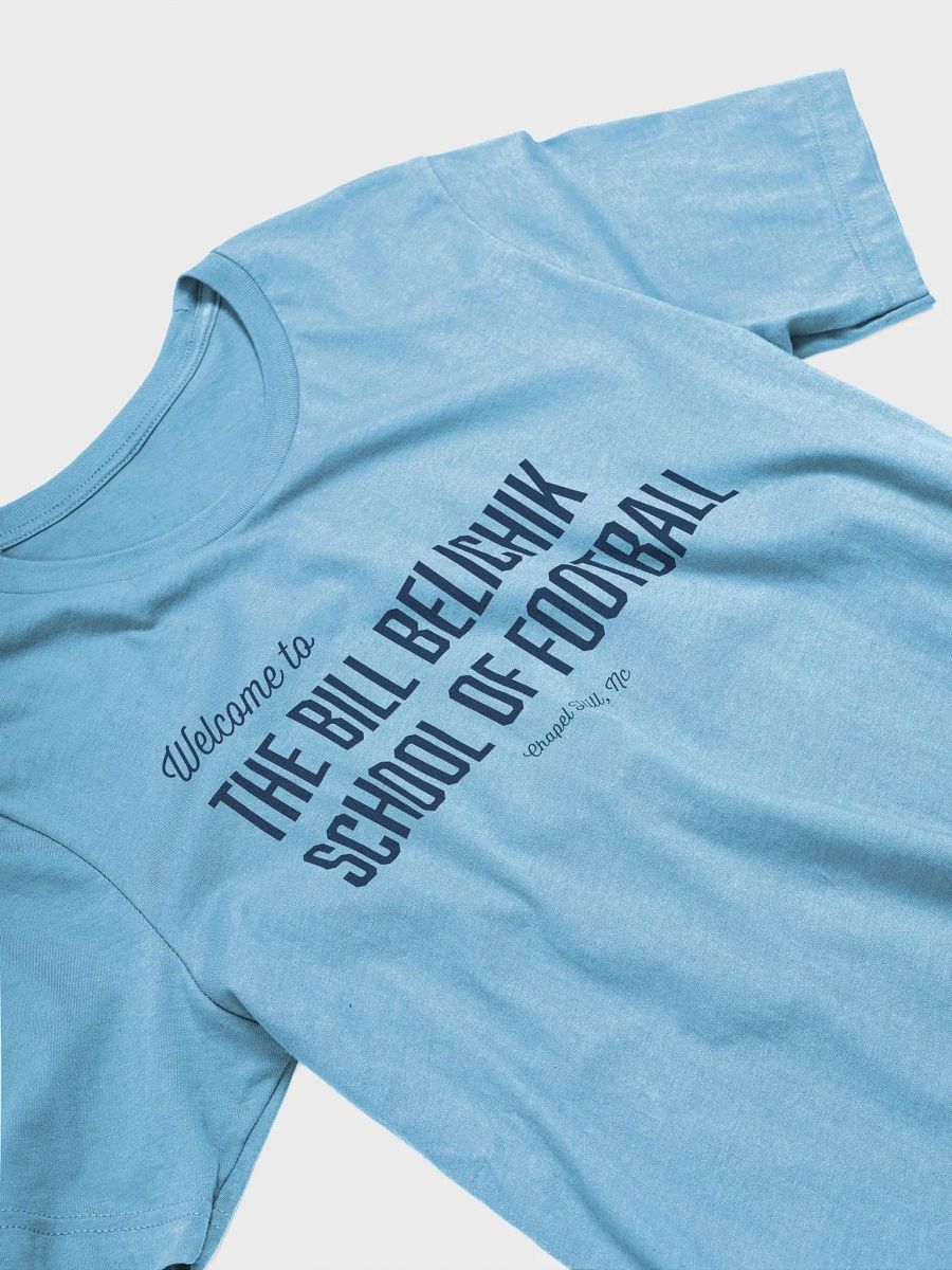Welcome to the Bill Belichik School of Football T-Shirt (Blue) product image (3)