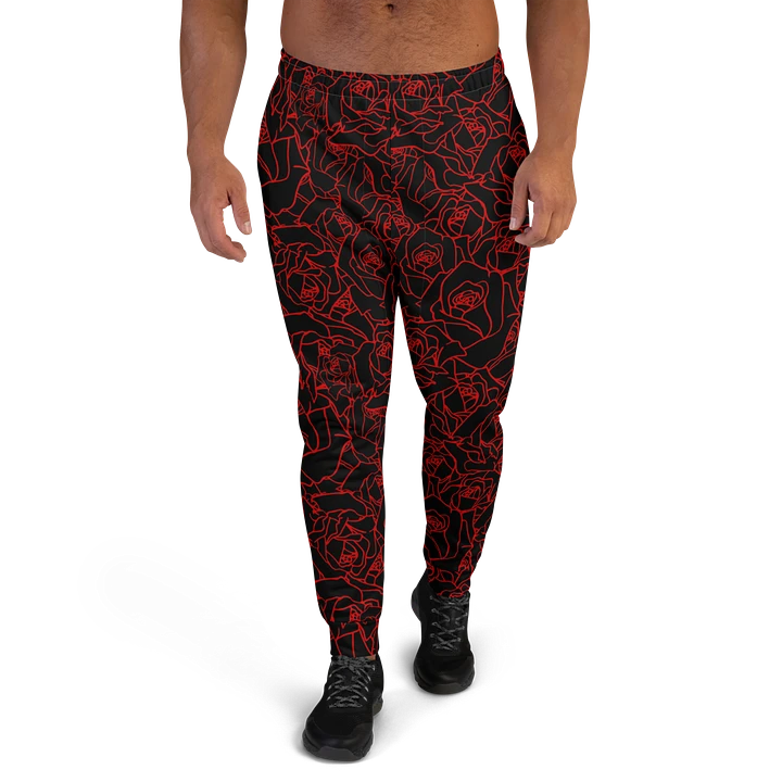 Loads of Roses · black-red joggers product image (1)