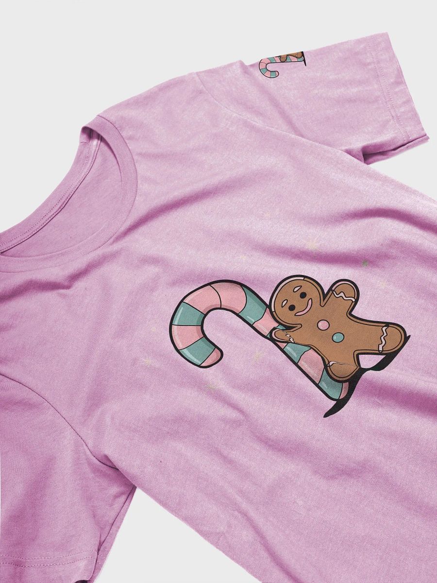 Festive Candy Cane and Gingerbread Man T-Shirt product image (31)