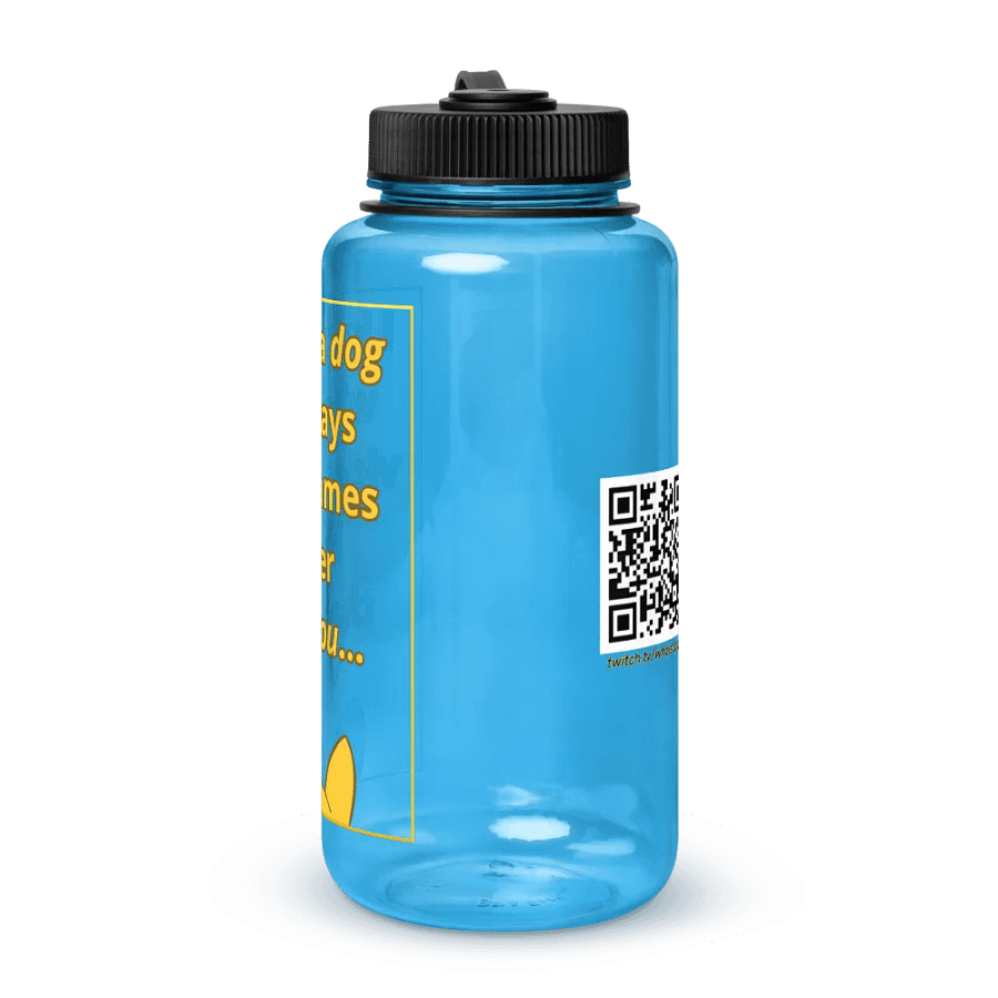 Doopsters - I know a Dog Gamer - Wide Mouthed Water Bottle 32 Ounce product image (3)