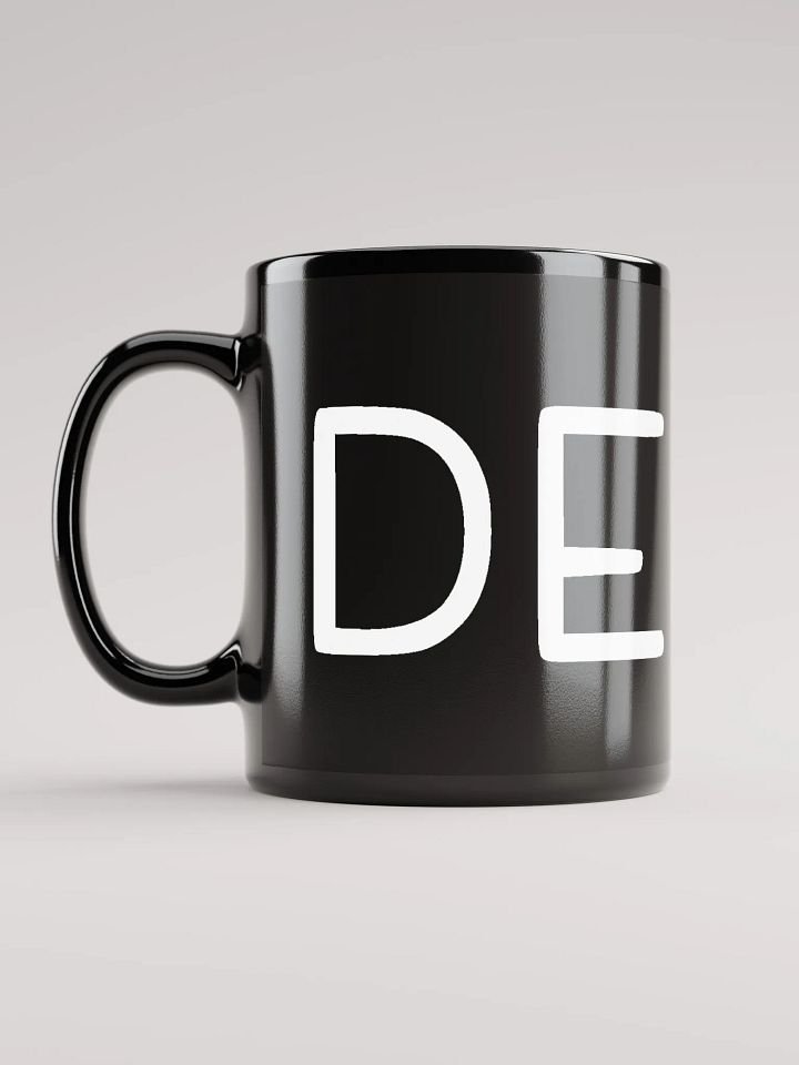 DELTA Mug Text Wht/Blk product image (2)