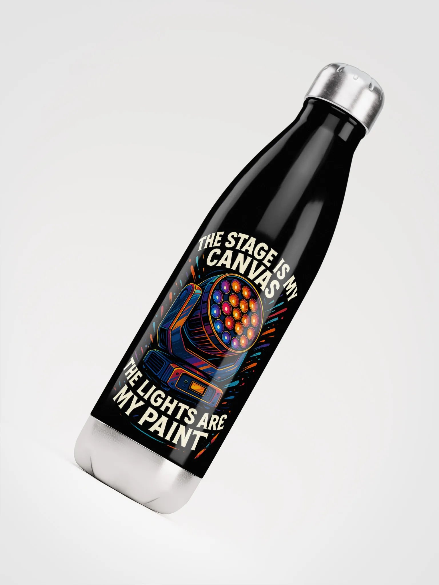 Limited Edition: "The Stage Is My Canvas, The Lights Are My Paint" Stainless Steel Water Bottle product image (4)