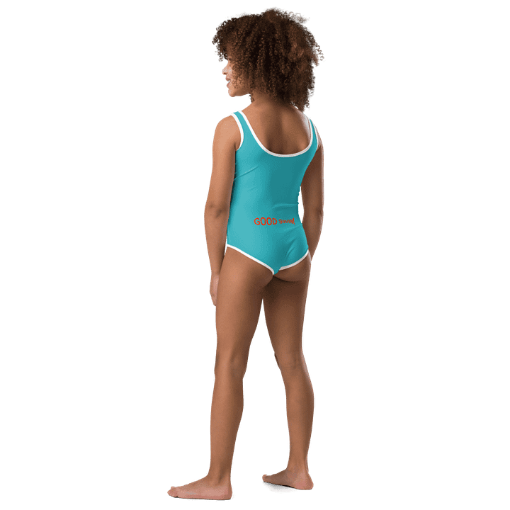 Good Swim Red on Turquoise Kids Swimsuit product image (2)