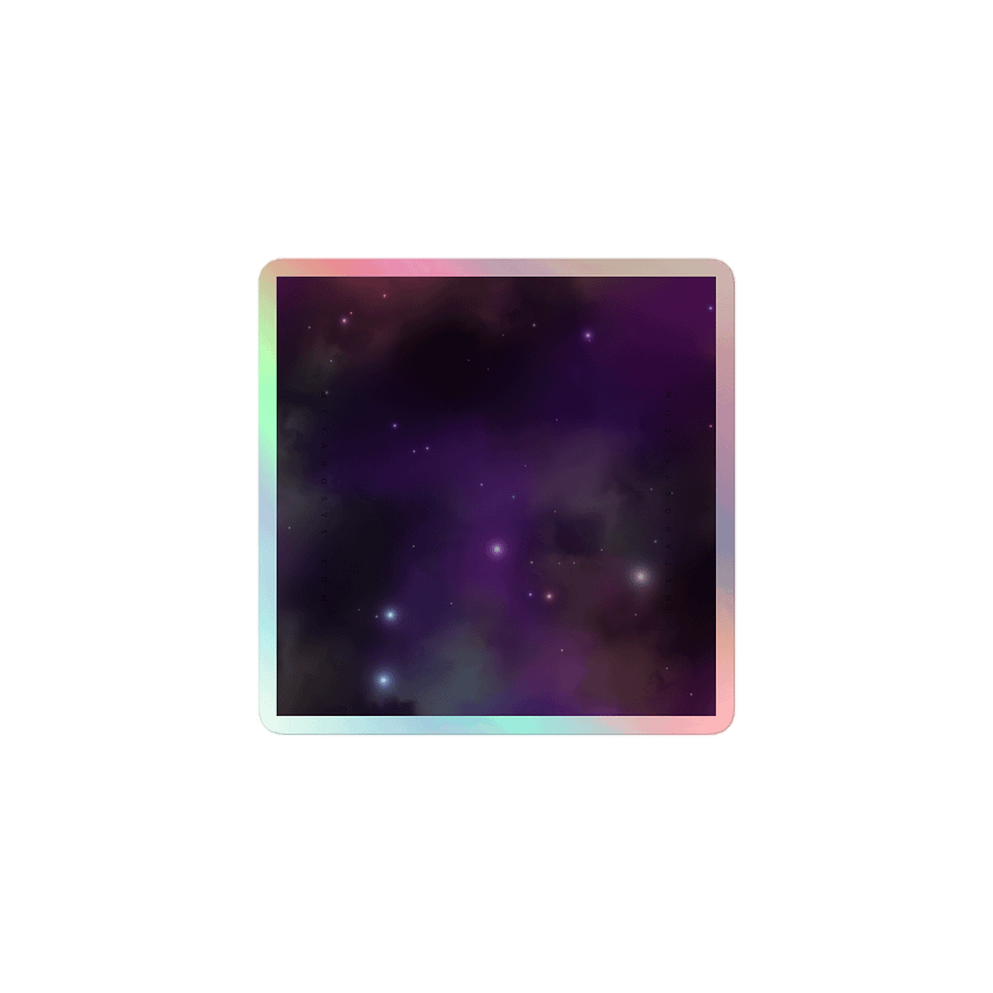 Nebula PGB1 Holographic Sticker Sheet product image (1)