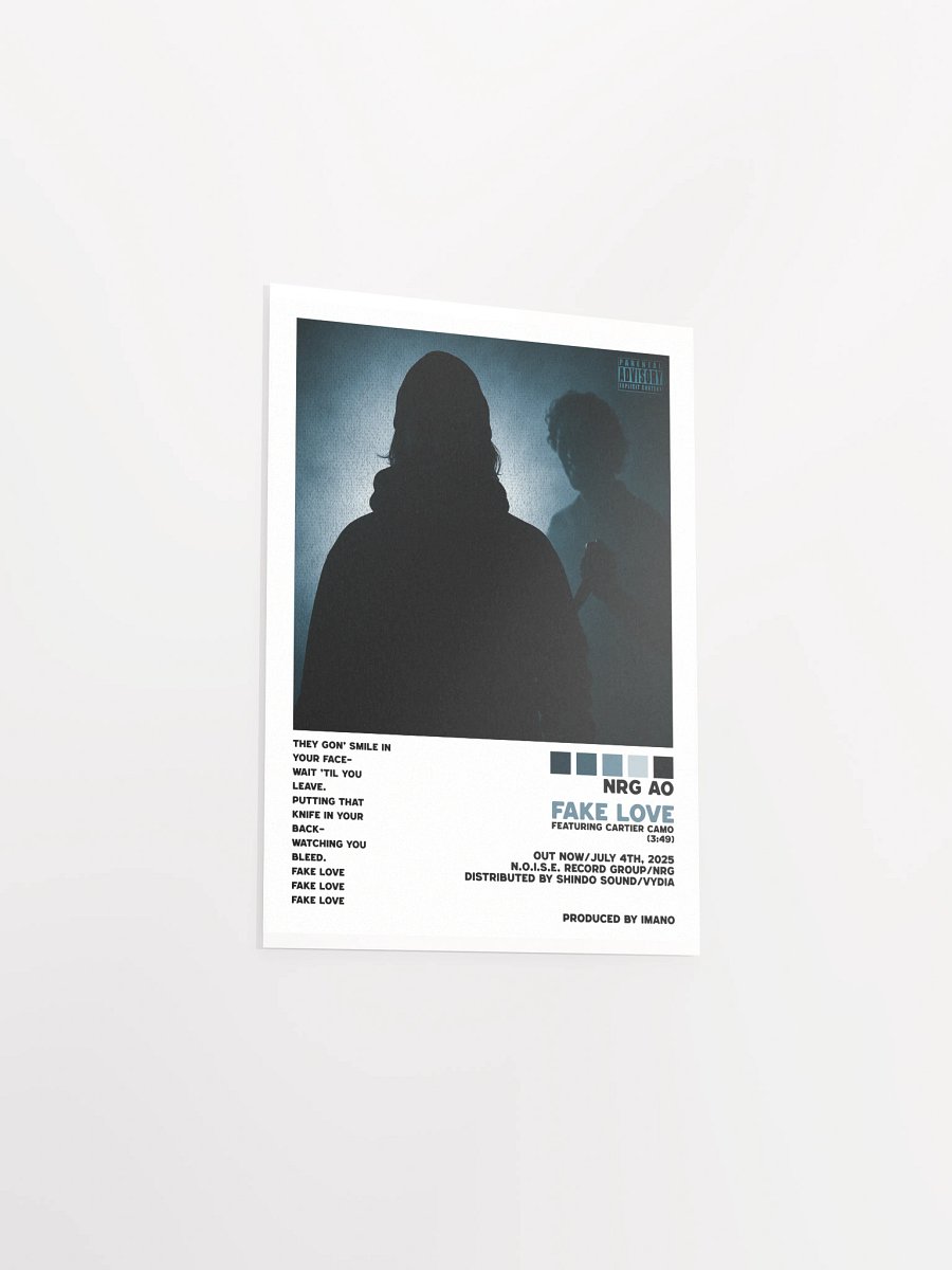 Fake Love Matte Poster product image (9)