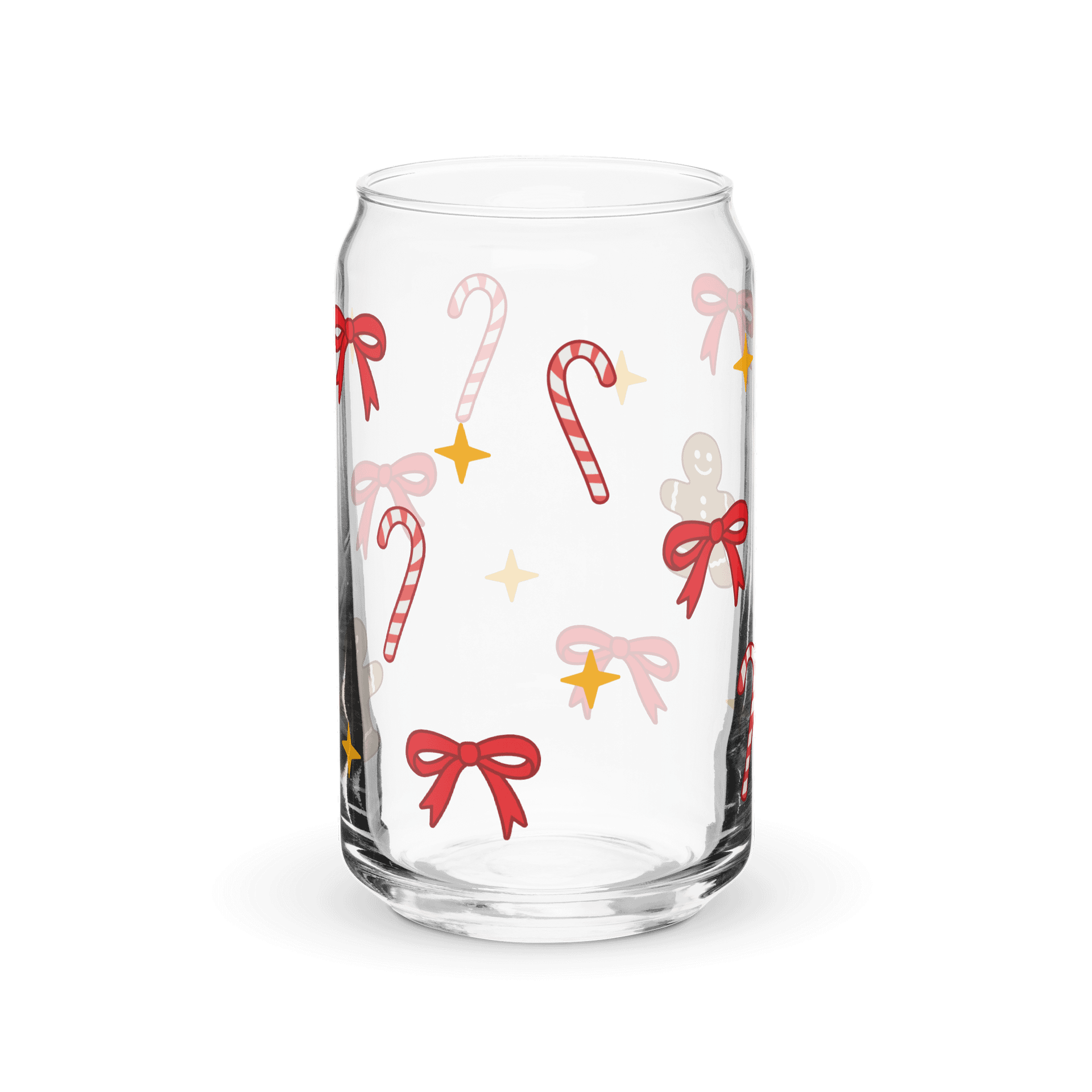 candy canes n gingerbreads glass cup product image (3)