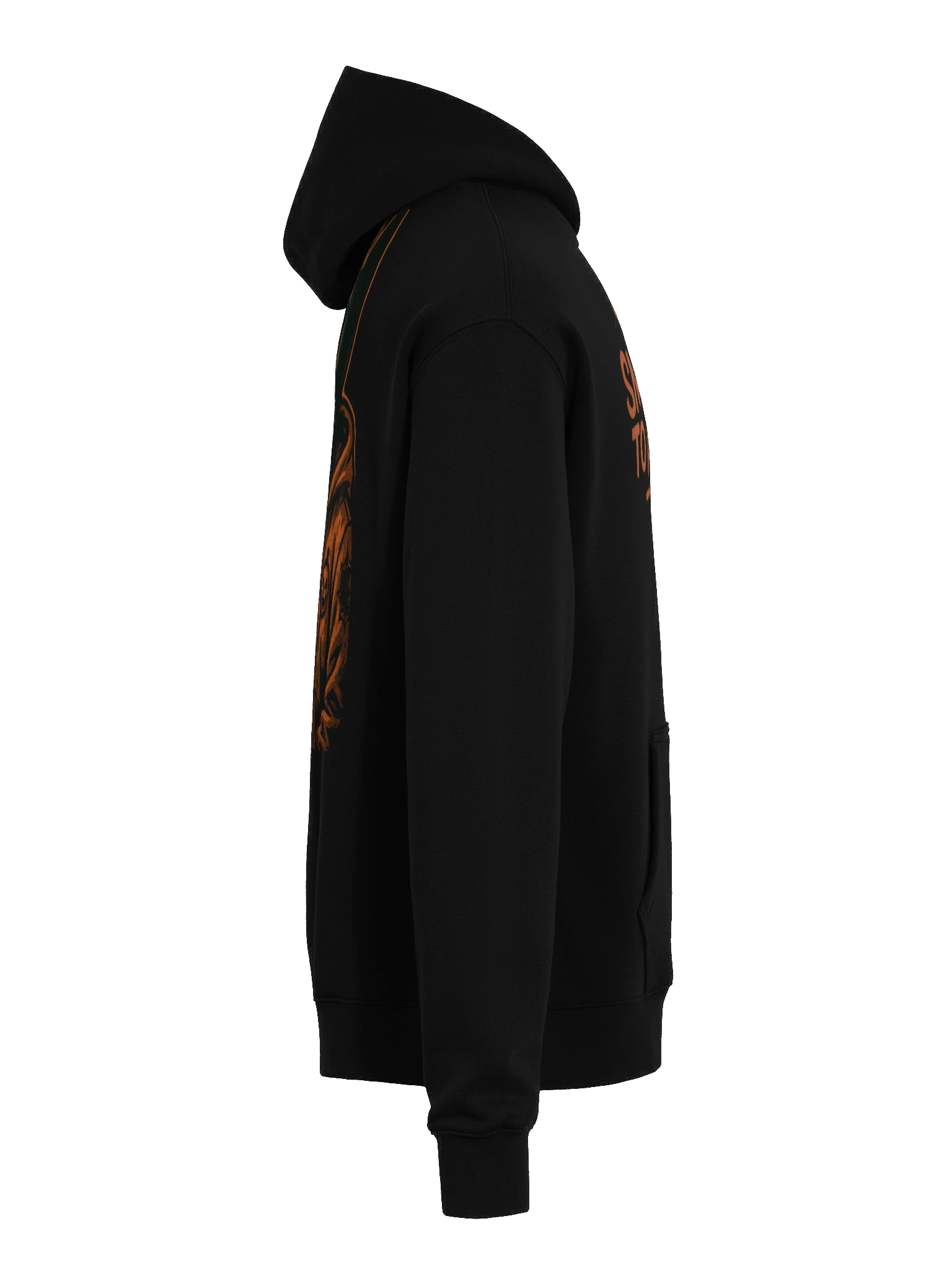 Too Smacked to Argue – Orange Alien in Ski Mask Oversized Unisex Hoodie product image (29)
