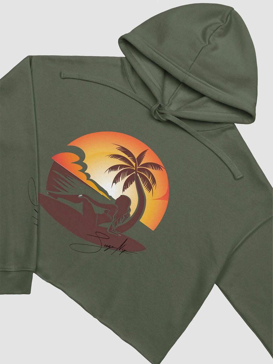 Sunset Surfer Crop Hoodie product image (3)