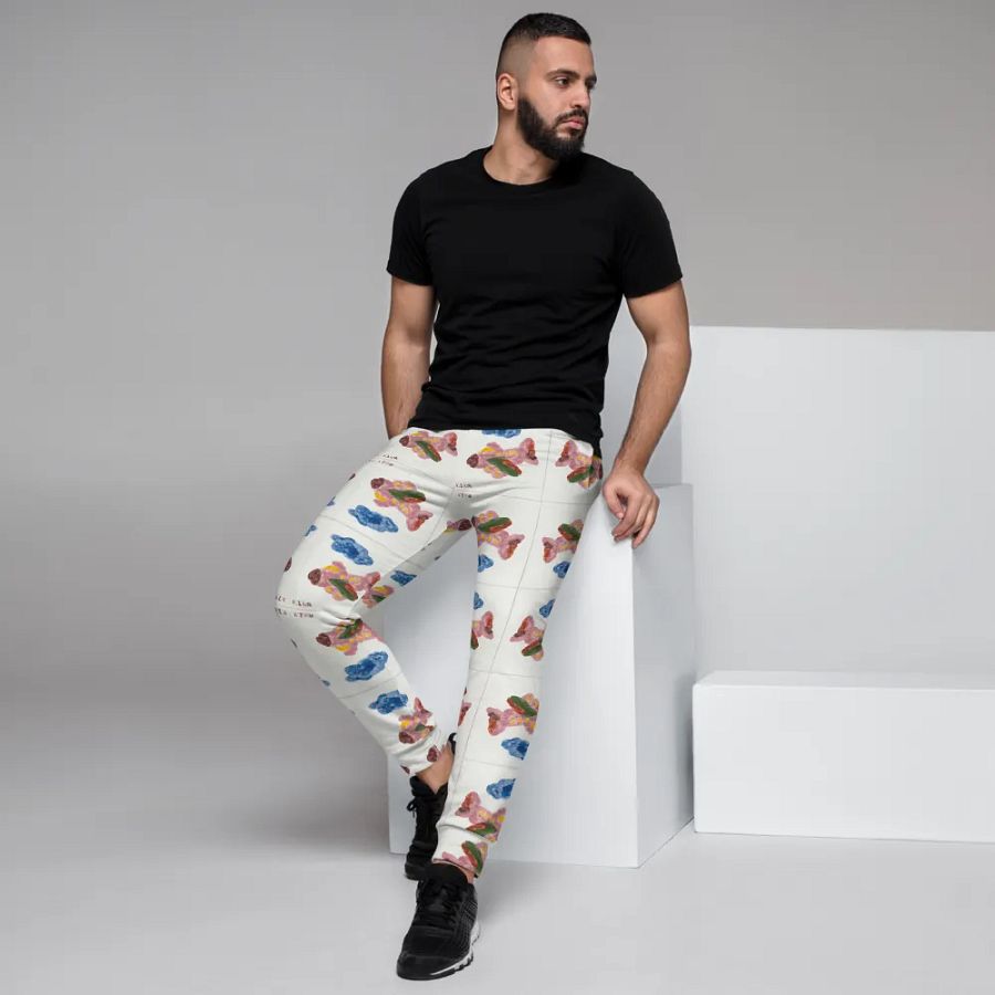 Kid Airplane (All-Over Print Recycled Men's Joggers) product image (1)