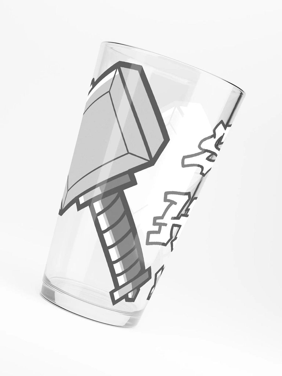 Strength Symbol Crossed Hammers Glass product image (6)