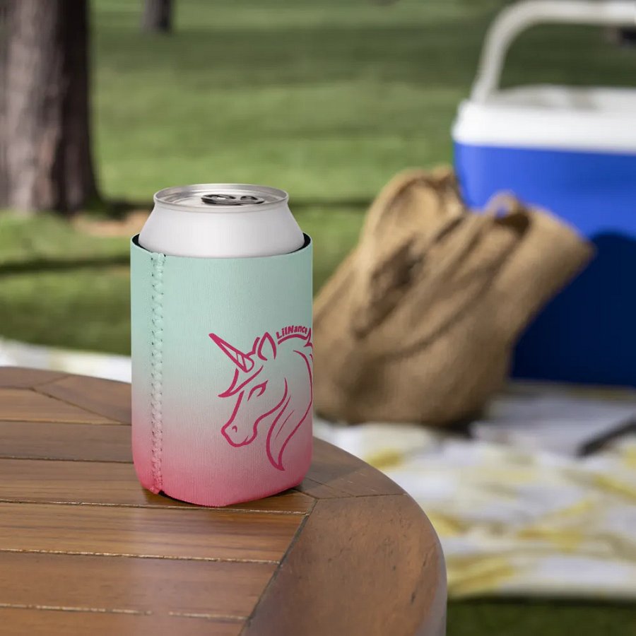 Unicorn Dreams Can Cooler product image (7)