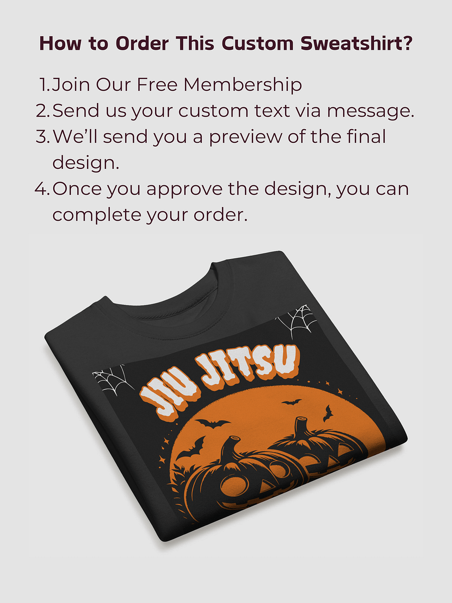 Personalized Halloween Jiu Jitsu Pumpkins Sweatshirt product image (4)