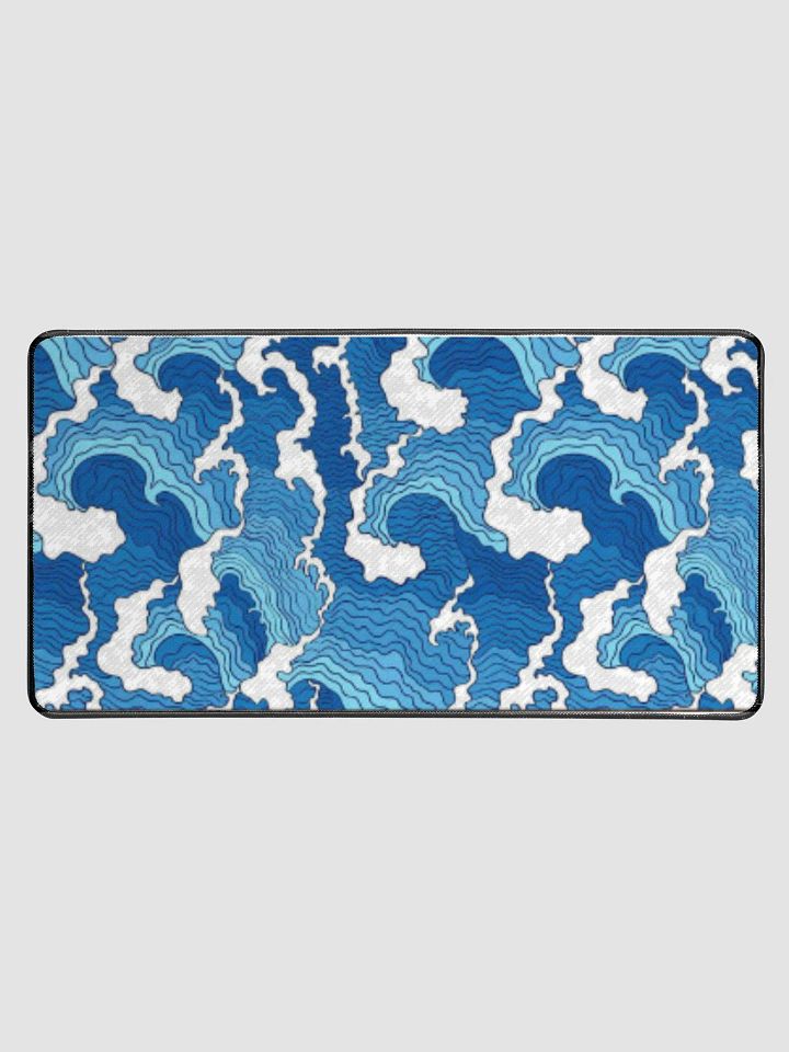 CDpads Blue And White Wave Pattern product image (1)