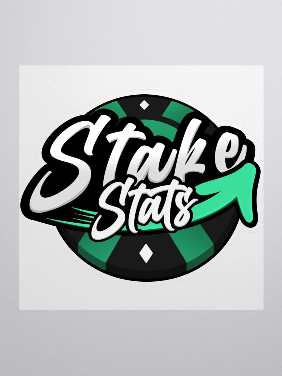 Stake Stats Chip Sticker - Green product image (1)