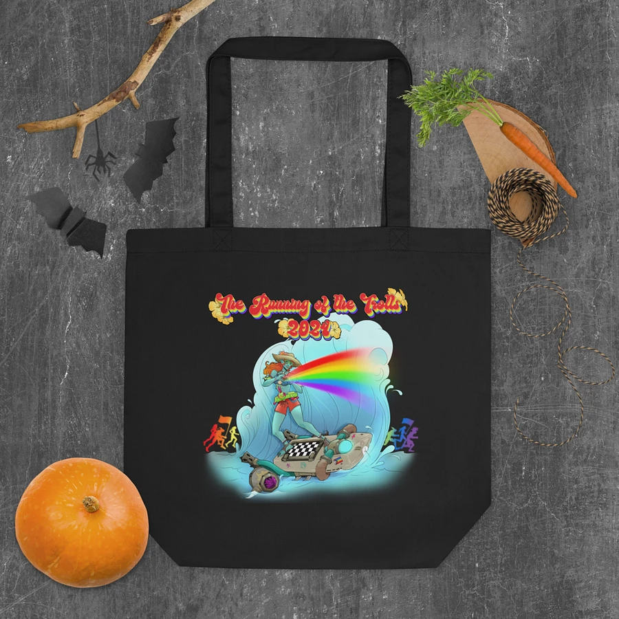 Running of the Trolls Rainbow Small Tote Bag by Mischi product image (6)