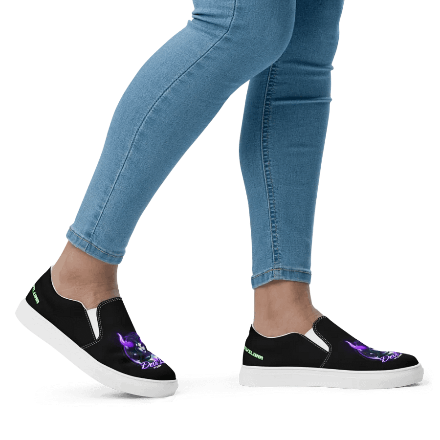 DeviLuna Black Slip-On Shoes product image (2)