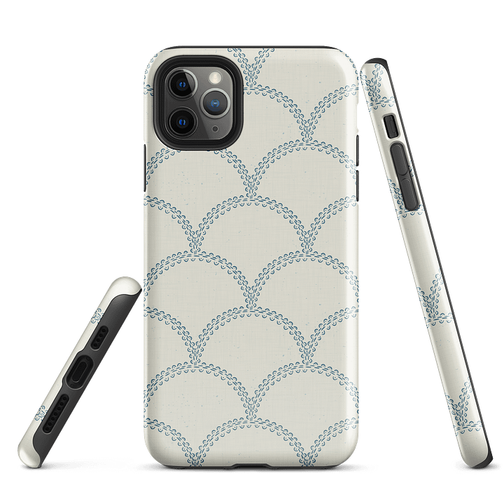 Cosmic Bloom Scallops Tough Case for iPhone product image (3)