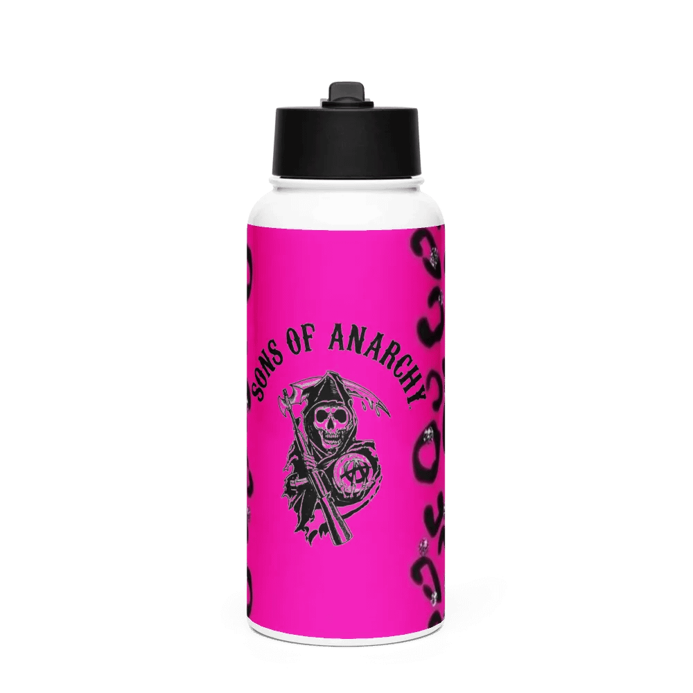 Grim Reaper Leopard Stainless Steel Bottle product image (1)