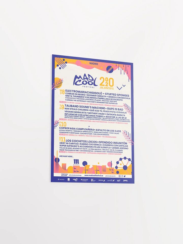 Póster Parodia Madcool 2020 product image (1)