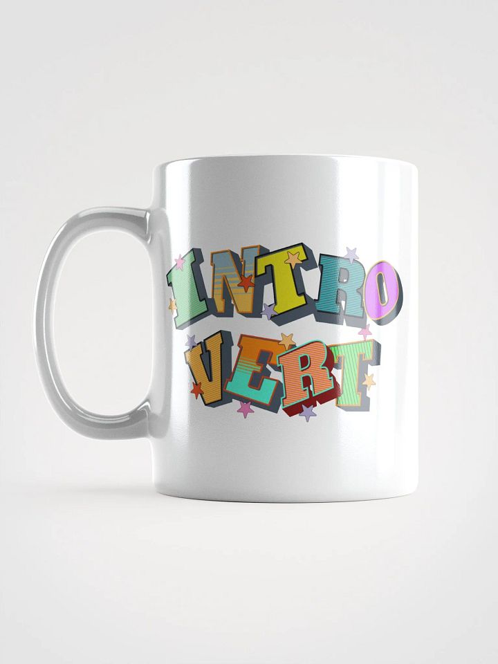 Introvert Block Letter Vibes Mug product image (1)
