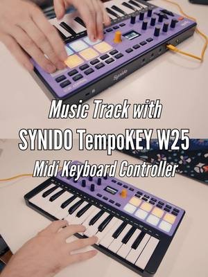 🎹 Music demo with the Synido TempoKEY W25 MIDI Keyboard Controller, compact, portable, and perfect for producers on the go. From smooth keys to versatile pads, this controller makes beat-making and composing effortless. For more watch the full unboxing, tutorial and demo on my Youtube channel. #Synido #TempoKEYW25 #MIDIController #MusicProduction #BeatMaking #ProducerLife #HomeStudio #PortableStudio #ElectronicMusic #GearDemo #MusicTech #StudioSetup