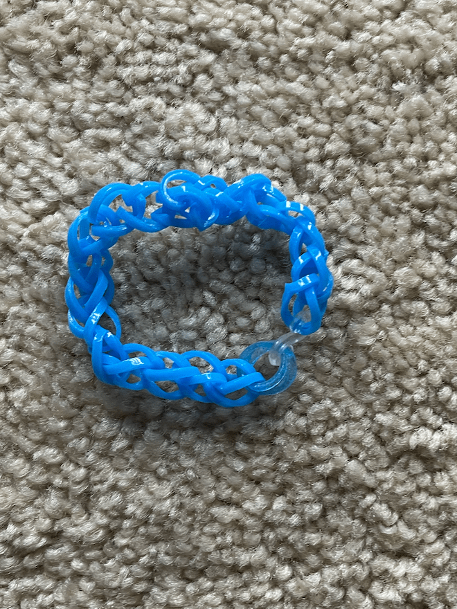 Blue Loom Bracelet product image (1)