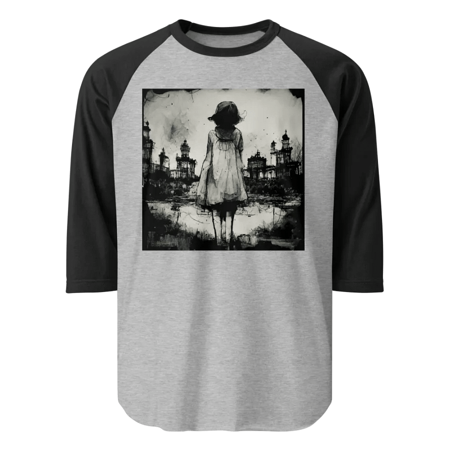 Shadowed Cityscape Raglan Tee product image (1)