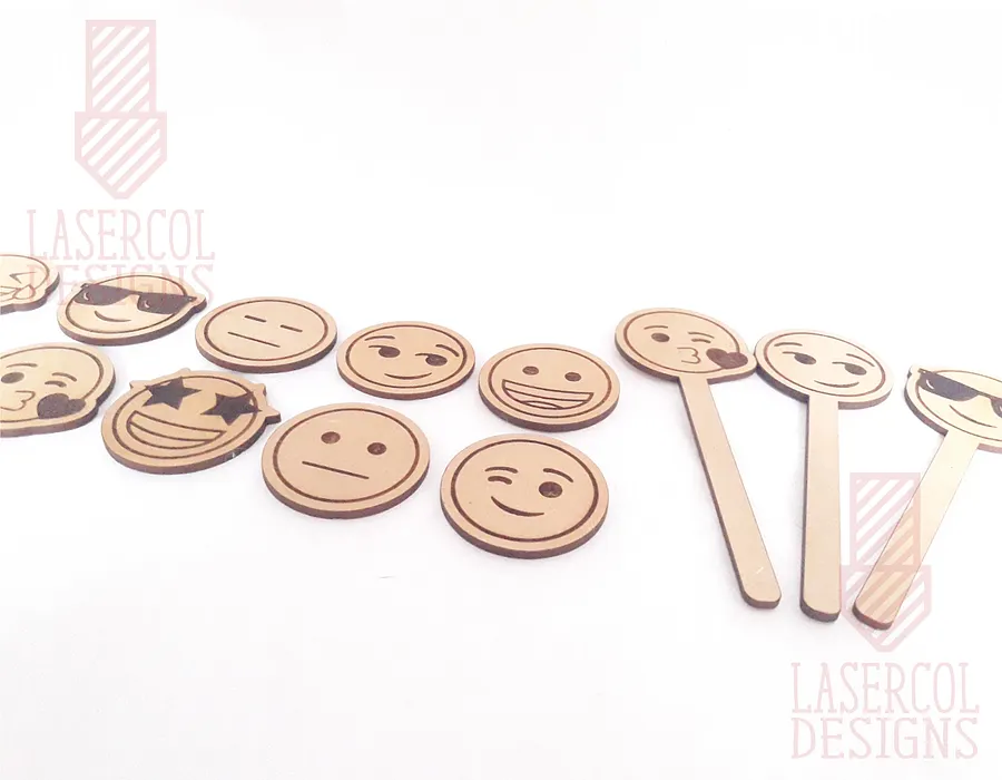 Emojis Set 2 - Laser Cut Files product image (3)