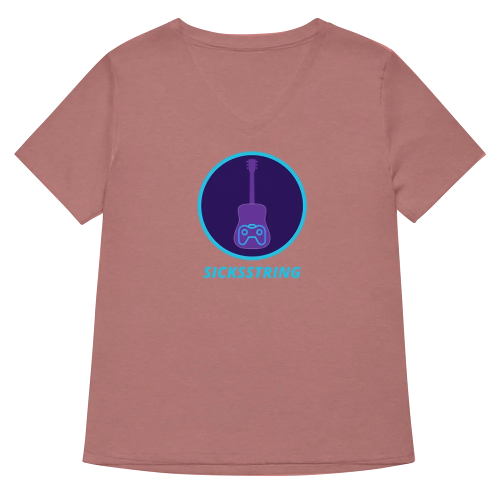 Pink V neck product image (5)