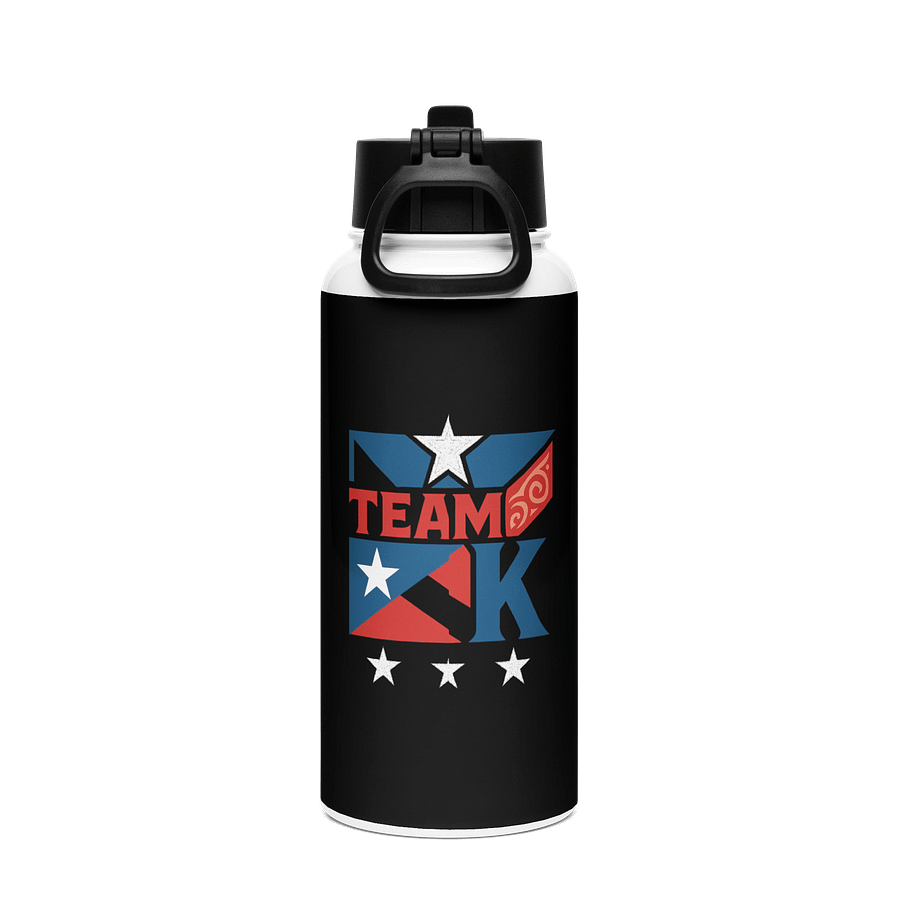 Team K Puerto Rico Stainless Steel Water Bottle with a Straw Lid product image (2)