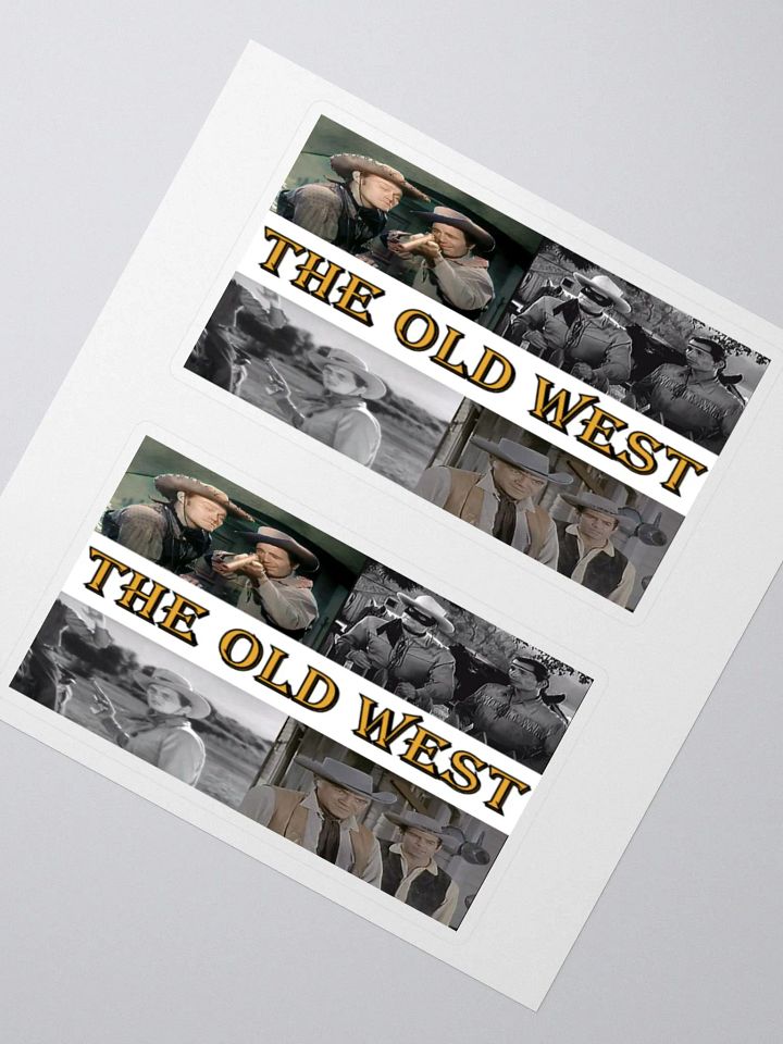 "Turbid" The Old West Collage Sticker Set product image (2)
