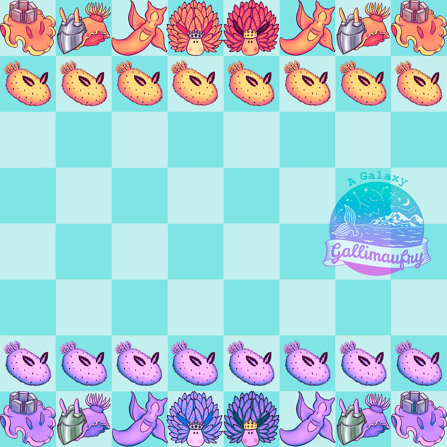 FREE Sea Slug Digital Chess Set! (png images) product image (3)
