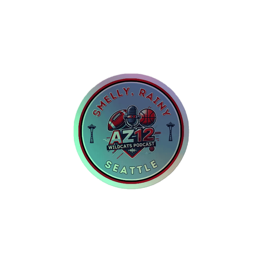 AZ12 Wildcats Podcast Holographic Sticker Sheet product image (1)