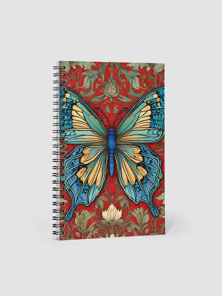 Spiral Notepad William Morris Inspired Butterfly Seven product image (1)