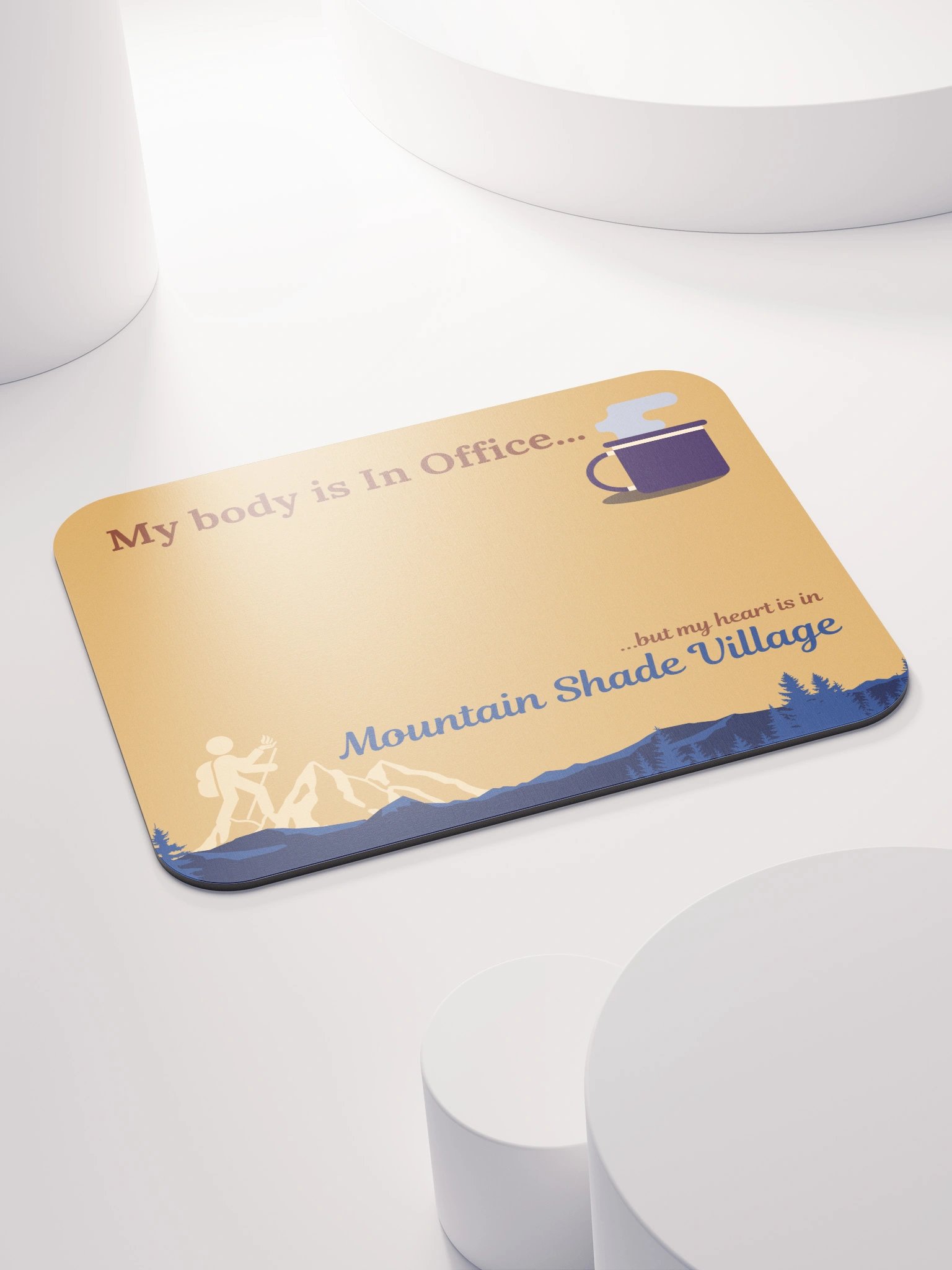 My Body is In Office Mouse Pad product image (4)
