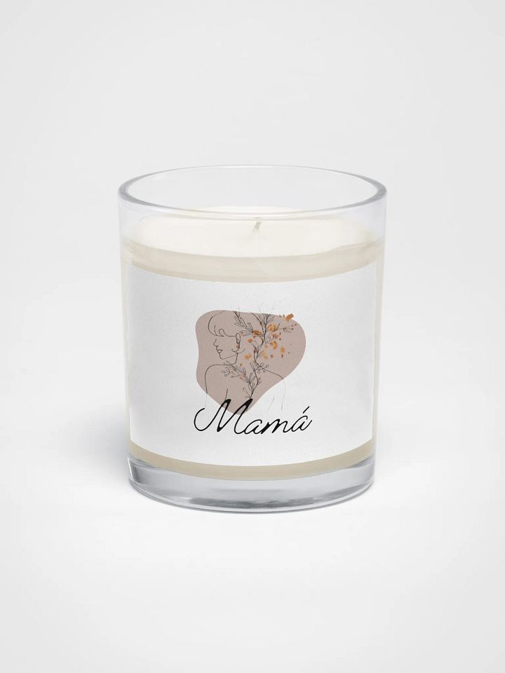 Boho Mother’s Day Mama Design LineArt Candle product image (1)