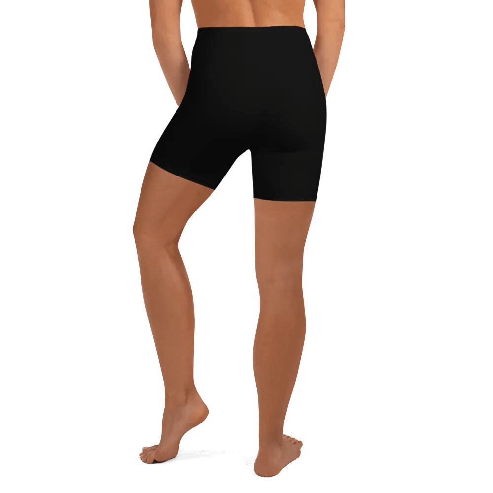Pure Black Yoga Shorts product image (1)