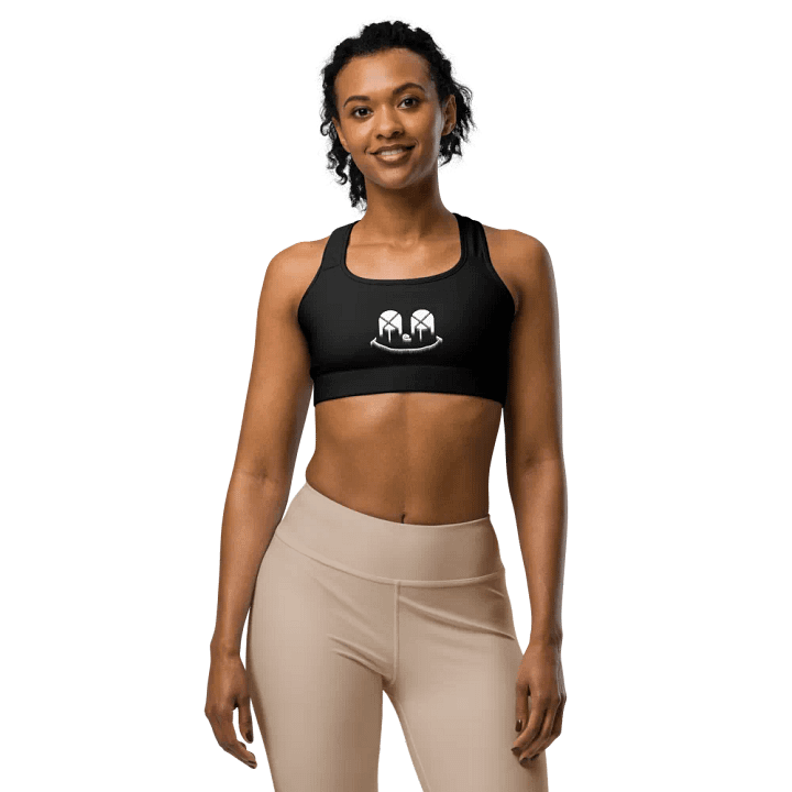 Glitch Smile - Non Padded Sports Bra product image (1)