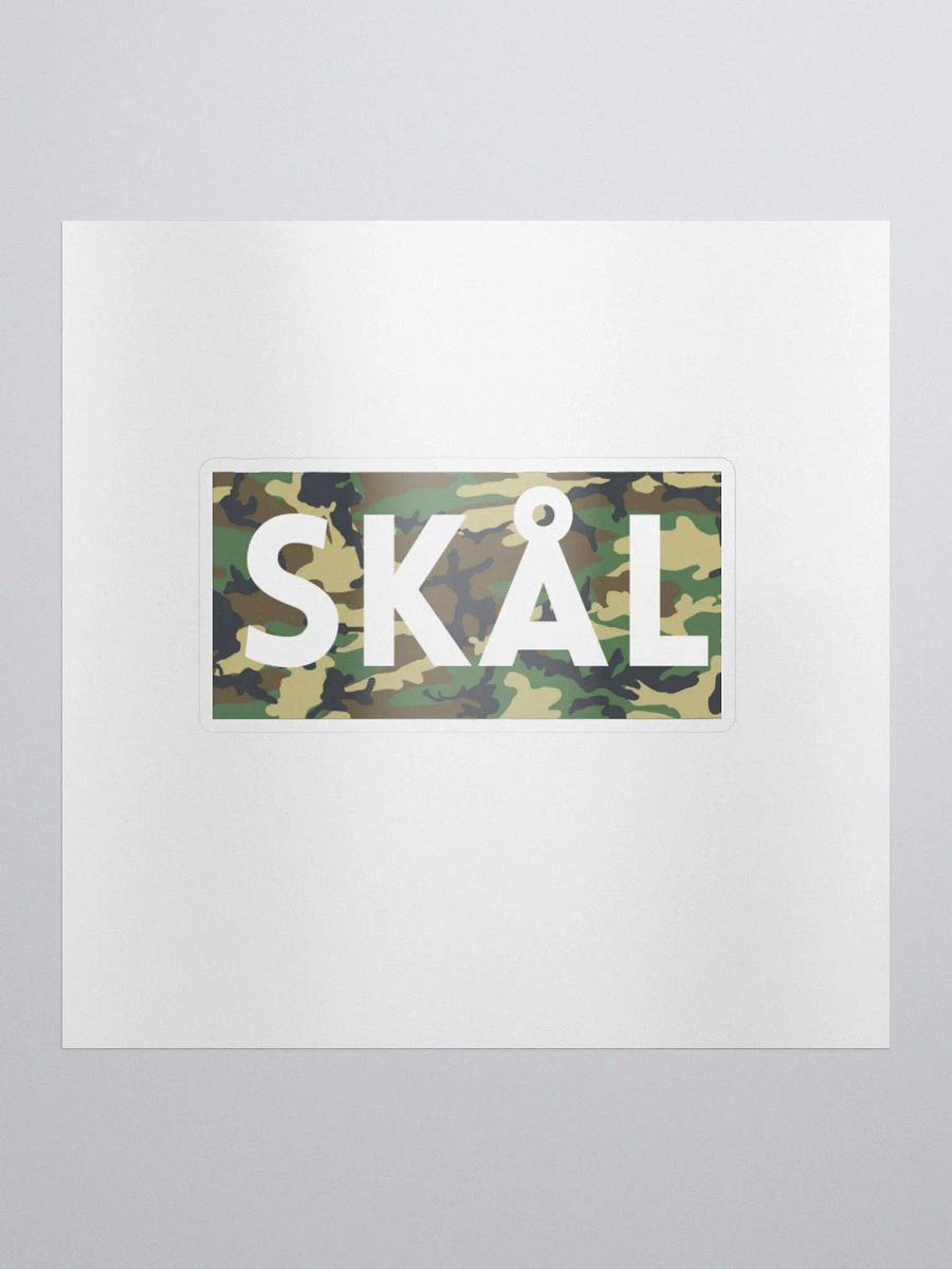 Skal Camo Sticker product image (1)