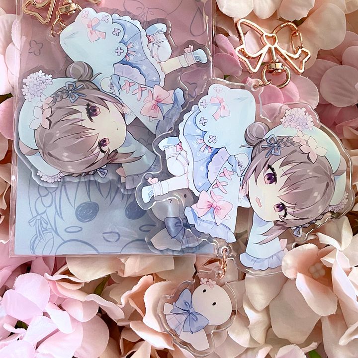 pinch me! acrylic keychain product image (1)