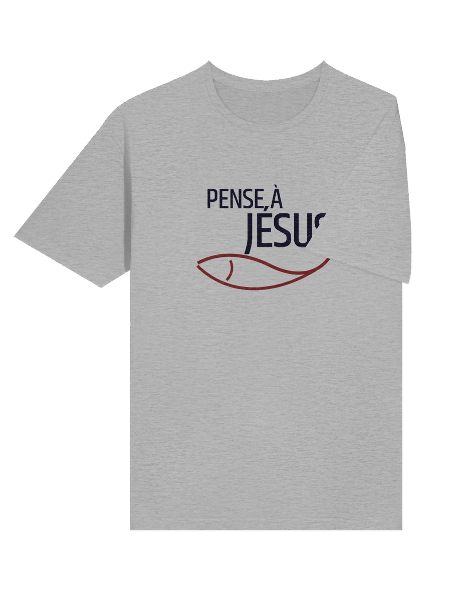 "Pense à Jésus" Evangelism T-Shirt – Share the Gospel in French product image (39)