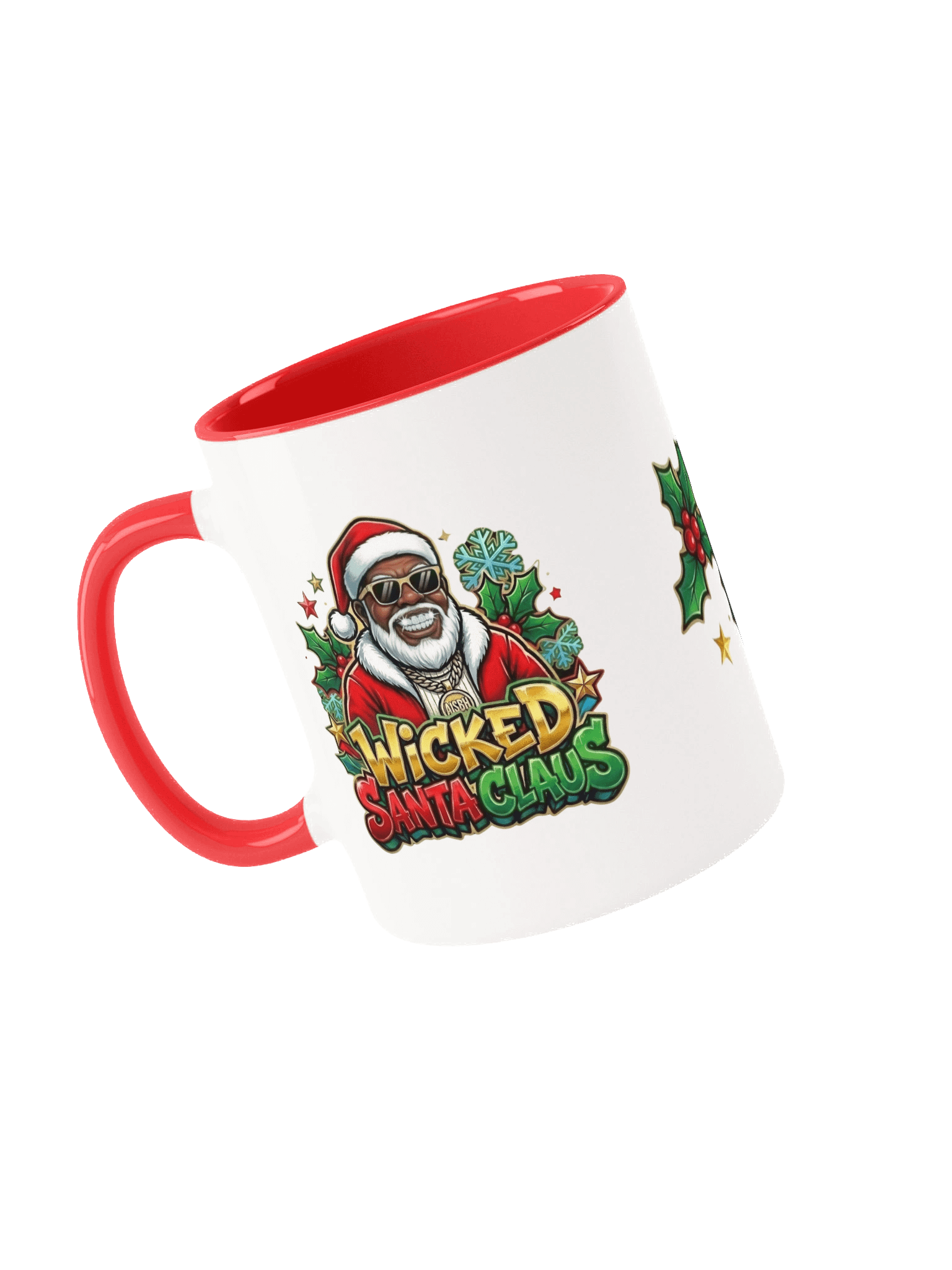 Wicked Santa Claus Festive Christmas Vibes Ceramic Mug product image (1)