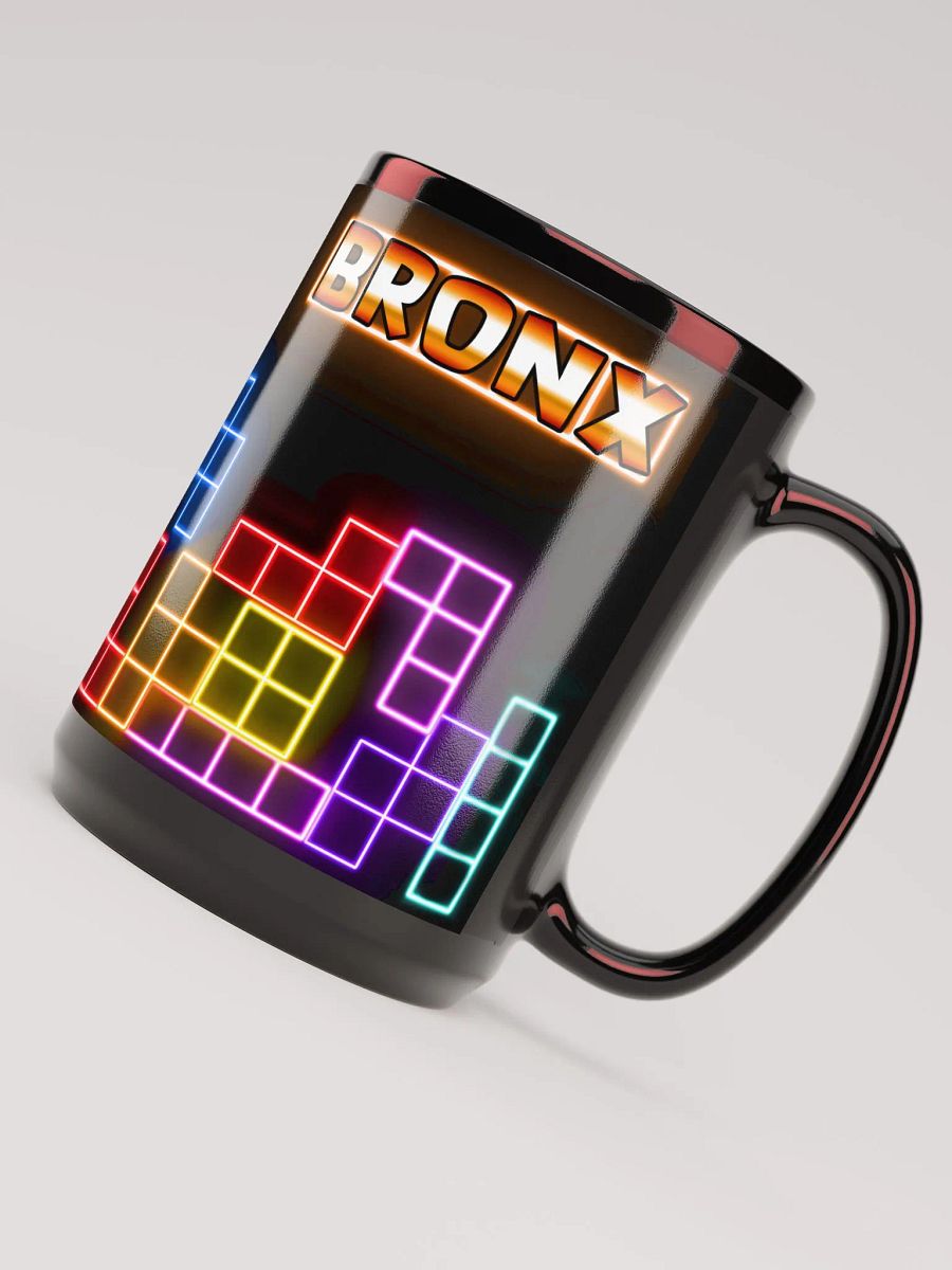 Bronx Neon Retro 15oz Black Glossy Mug product image (4)