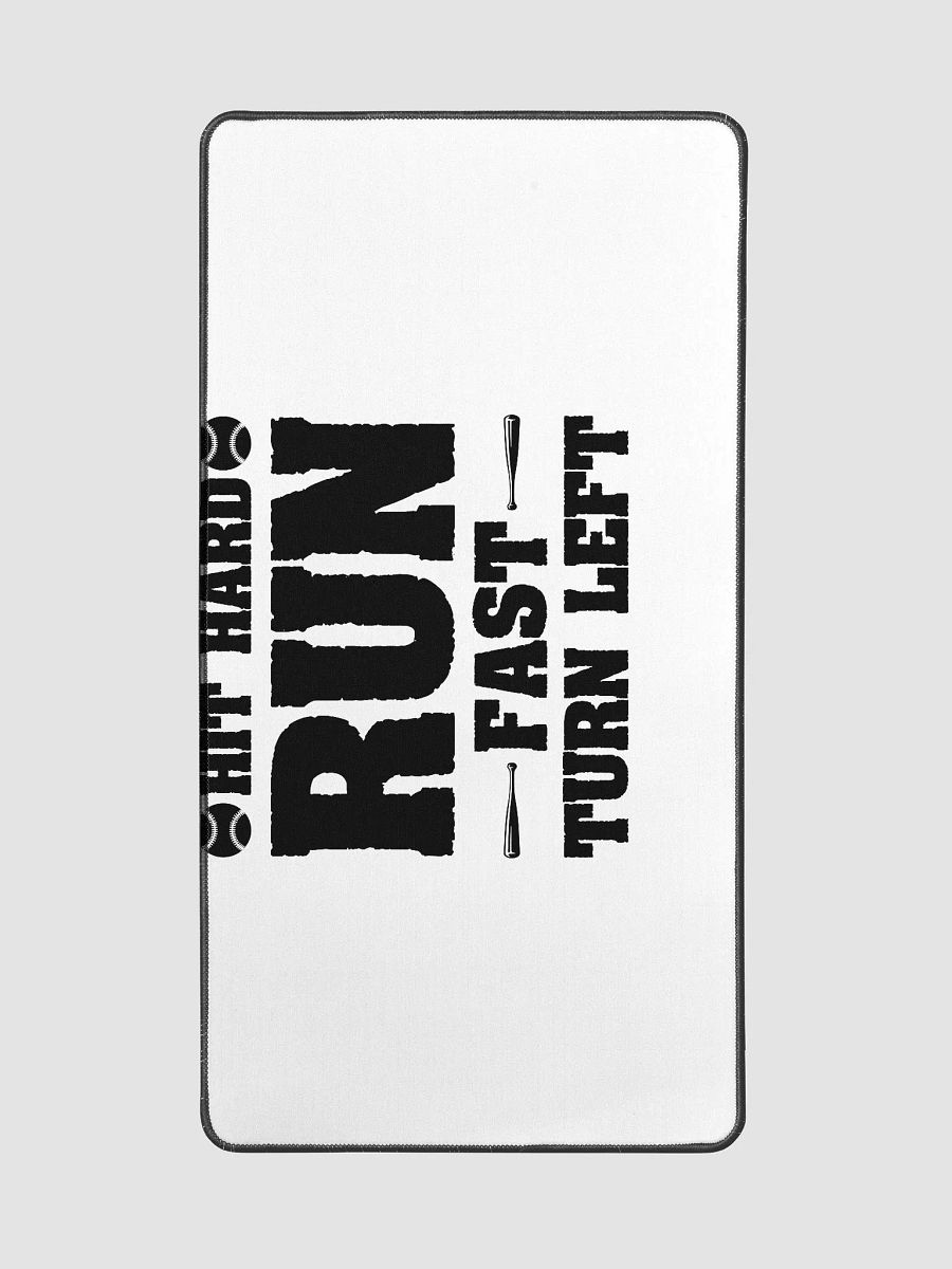 Hit Hard Run Fast Turn Left Baseball product image (2)