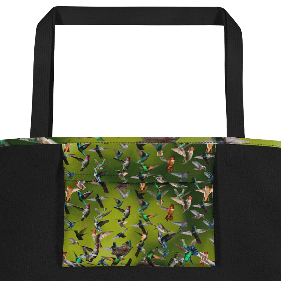hummingbird All-Over Tote Bag for birders moms dads friends product image (2)