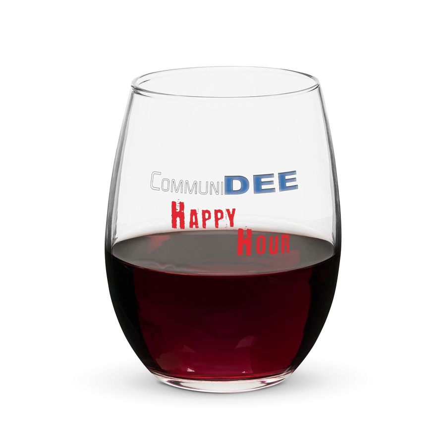 CommuniDEE Happy Hour Wine Glass product image (3)